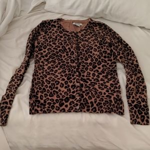 Cheetah Print Cardigan